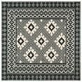 thumbnail image 6 of SAFAVIEH Veranda Magna Southwestern Indoor/Outdoor Runner Rug, 2'3" x 8', Ivory/Charcoal, 6 of 10
