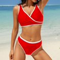 thumbnail image 3 of BeAi Womens Swimsuits Tummy Control Plus Size Bikini Sets for Women Push Up Skimpy Womens Plus Size Swimwear 2 Piece Beachwear for Plus Size Women 2025 Sexy Mesh High Neck Previous Orders, 3 of 4