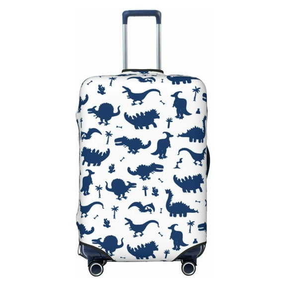 Travel Luggage Cover Protector - Cute Cartoon Dinosaurs Anti-Scratch Suitcase Covers Fits 18-32 Inch Luggage