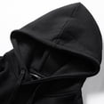 thumbnail image 5 of Lightweight Cotton Hoodies for Men Hooded Collar Drawstring Pullover Casual Fall Long Sleeve Sweatshirts with Pocket, 5 of 7