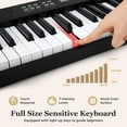 thumbnail image 7 of Infans 61-Key Foldable Piano Keyboard w/MIDI Split Function Headphone Sustain Pedal, 7 of 7
