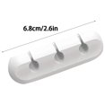 thumbnail image 2 of Cable Clips Cord Organizer, Cable Management For Desk Car Home Office, Usb Cable Holder Wire Organizer With Strong Adhesive Silicone Prevents Tangling Fraying And Keeps Wires Tidy, 2 of 3