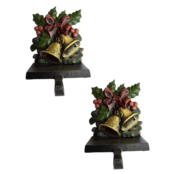 Lulu Decor, Cast Iron Christmas Stocking Holder, Strong and Durable