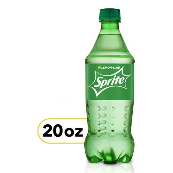 Sprite Lemon-Lime Soda 20oz Bottles, Quantity of 24