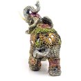 thumbnail image 4 of Elephant Statue, Lucky Elephant Statue Sculpture Wealth Figurine Gift Home Decoration (Rattan, Left), 4 of 5
