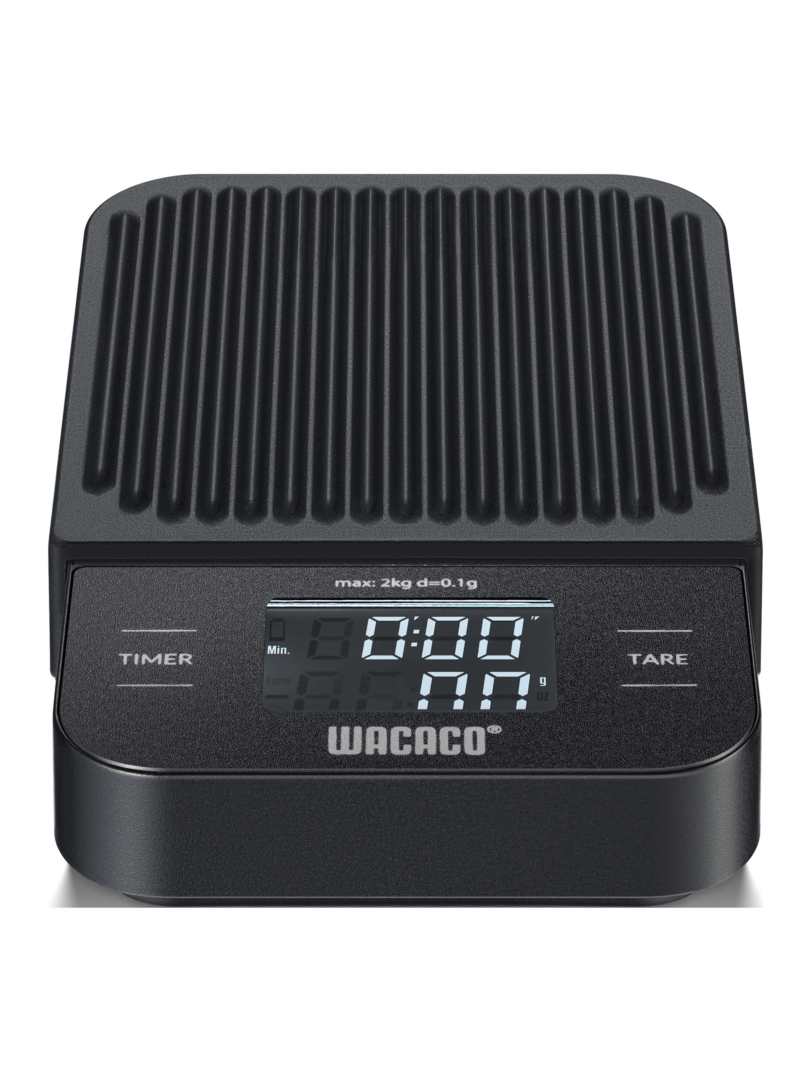Wacaco Exagram Scale-Coffee Scale With Timer, 0.1g Precise Graduation, Pocket Size with Silicone Pad (No Batteries)