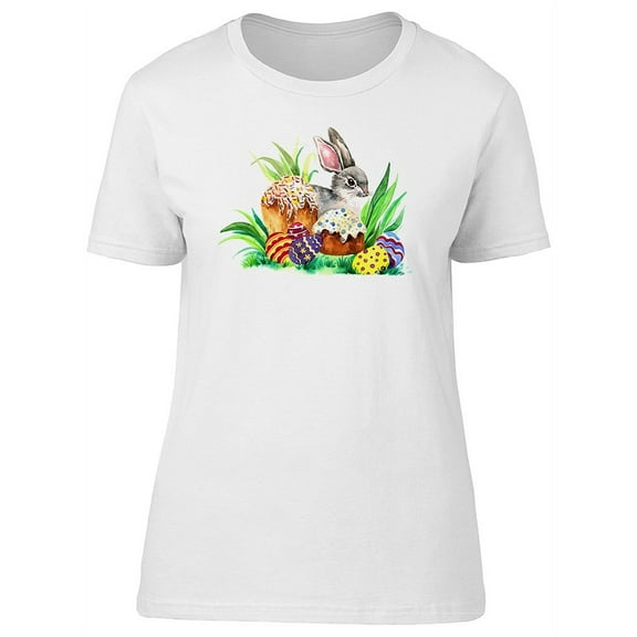 The Spring Time Bunny T-Shirt Women -Image by Shutterstock, Female Small