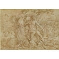 thumbnail image 3 of Maerten De Vos 24x18 Black Modern Framed Museum Art Print Titled - Allegory of the Choleric Temperament (1583), 3 of 5