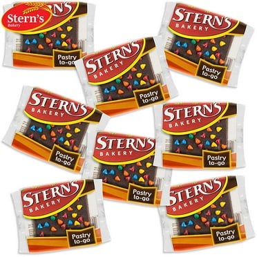 Brownie Bites Snack Cakes | 8 Cookies Individually Wrapped | Coffee Snacks | Holiday, Birthday Party, Kids & Adults | Cosmic Brownie Snack Cakes | 12 oz Stern’s Bakery