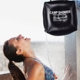 thumbnail image 2 of Bxaolu 10 Gallons/40L Solar Shower Bag Solar Heating Camping Shower Bag with &nbsp;Removable Hose for Outdoor Hiking Climbing, Black, 2 of 9