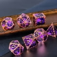 thumbnail image 2 of Cusdie Metal Dice Set, 7 Pcs DND Metal Dice, Dragon Scale Polyhedral Dice Set, for Role Playing Game D&D Dice MTG Pathfinder, 2 of 5