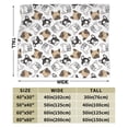 thumbnail image 3 of KLL Fleece Blanket Plush Throw Blanket French Bulldog3 ,Soft Fuzzy Cozy Flannel Blanket for Couch Sofa Bed.(80"x60" ), 3 of 7