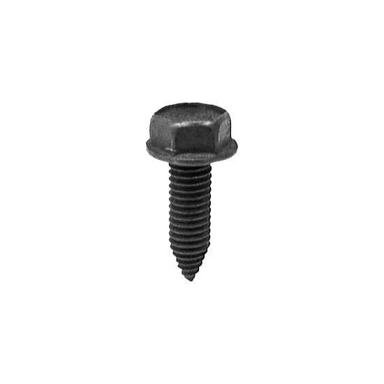 Auveco # 12324 6-1.0 X 20mm Hex Washer Head - Black Polyseal. Qty 50.