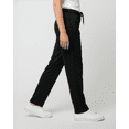 thumbnail image 3 of Real Essentials 3 Pack: Boys' Mesh Open Bottom Active Sweatpants with Pockets & Drawstring, 3 of 4