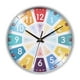 thumbnail image 1 of Reloj de pared decorativo de cuarzo moderno para niños de 12 pulgadas para dormitorios infantiles. 30 CENTIMETROS, 1 of 7