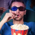 thumbnail image 3 of 2 Pcs Lunettes de Jeu de Film 3D Rouges Bleues Lunettes de Visionnement 3D pour Films Jeux,..., 3 of 5
