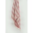 thumbnail image 2 of Rizzy Home  Hand-made Modern Striped Throw Blanket Red/Natural, 2 of 5