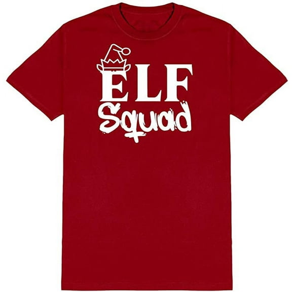 RedBarn ELF Squad Novelty Sarcastic Funny Mens Graphic T Shirts