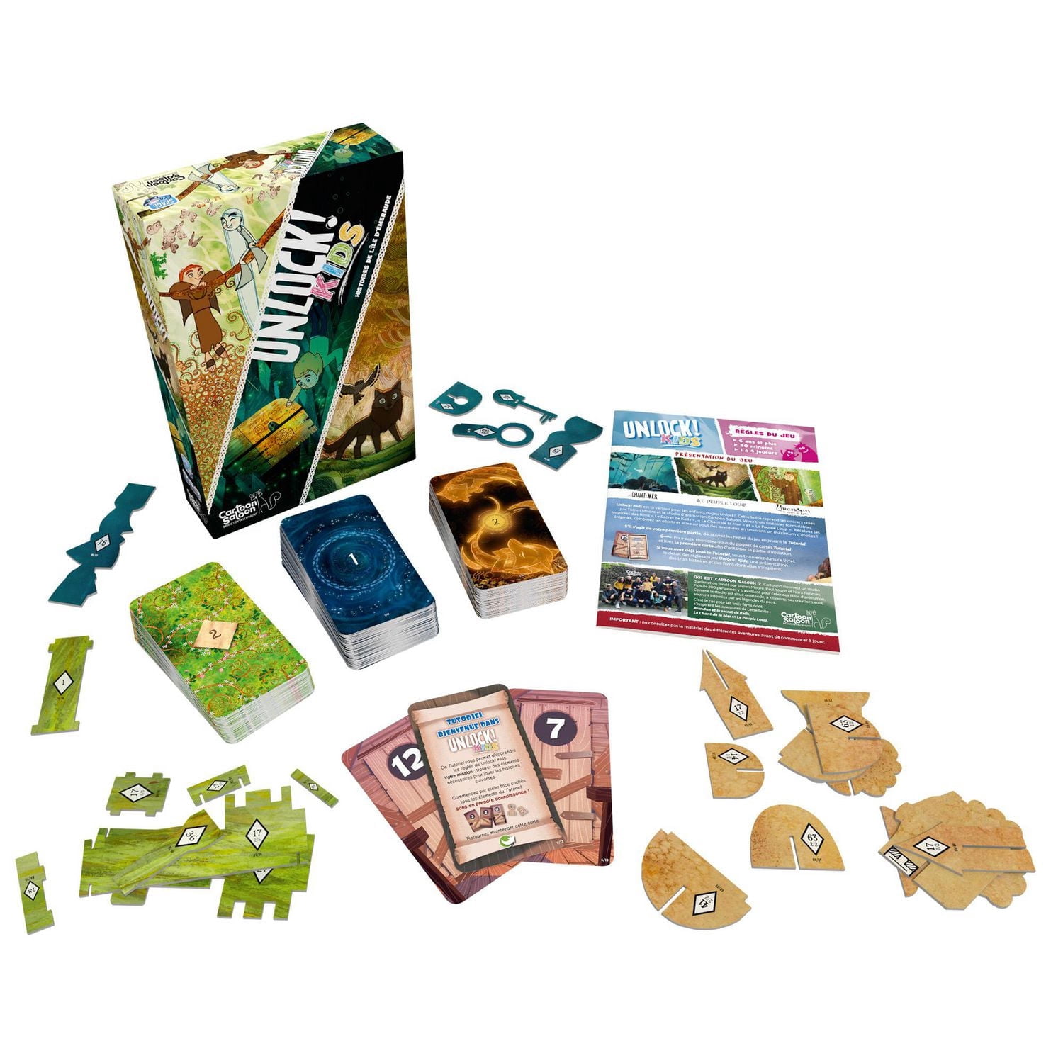 Unlock! Kids 4 – Irish Folklore Adventures – Cooperative Escape Room Card Game – English Edition