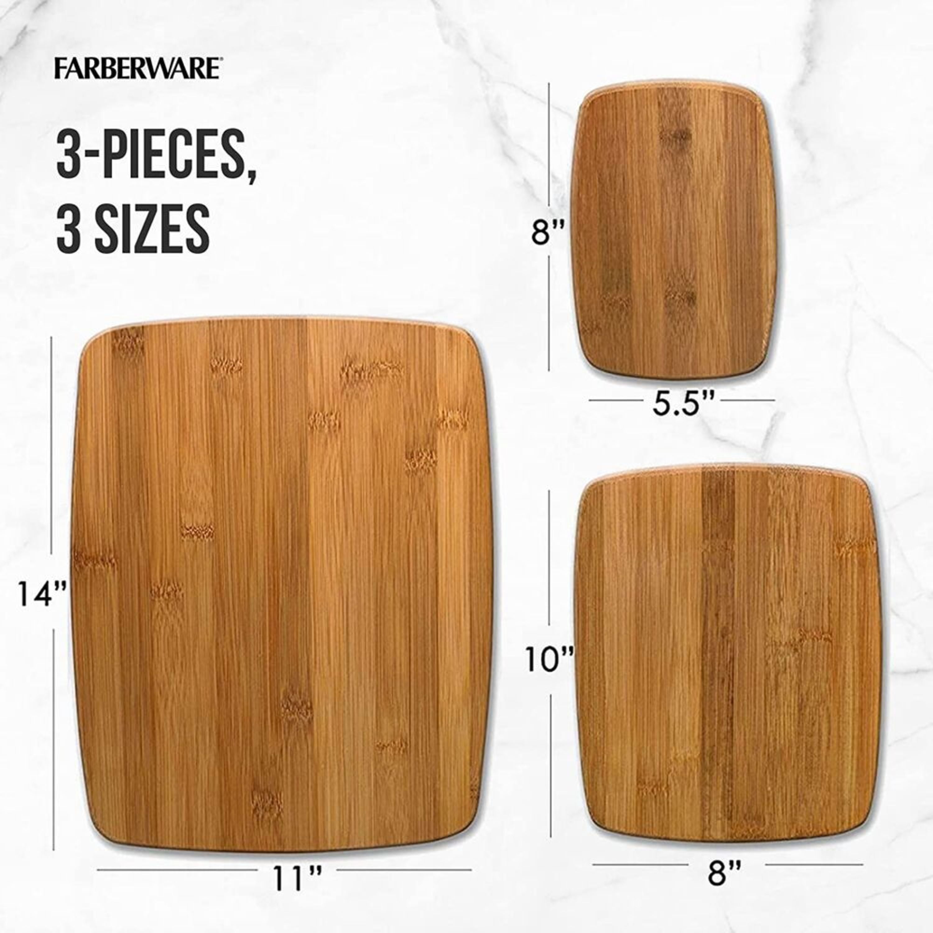 Eviva 3-Piece Plastic Cutting Board Set - On Sale - Bed Bath & Beyond -  32455867