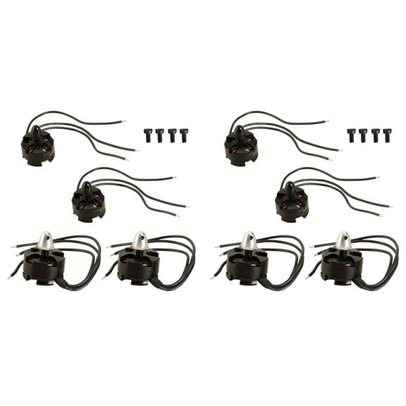 8Pcs MT2204 2204 2300KV Brushless Motor CW / CCW for Mini 200 210 230 250MM Quadcopter FPV