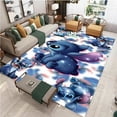 thumbnail image 2 of Lindo Lilo y Stitch Alfombra de Juegos para bebés Alfombra Antideslizante para Gatear para bebés Alfombra de Mickey para Dormitorio para niños, niñas y Adultos, 50 x 80 cm, Práctico BLANCO, 2 of 5