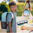thumbnail image 5 of HUIACONG 4PCS Kids Backpack for Girls - Drip Baseball Donut School Backpack Set with Lunch Box,Water Resistant Roller School Backpack on Wheels for Elementary Kids Travel for Age 8-12, 5 of 7
