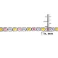 thumbnail image 3 of Sterling Silver Multi Color CZ Square Tennis Bracelet, 3 of 3