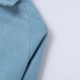 thumbnail image 6 of Ofreoo Men's Suede Lapel Button Pocket Fallow Long-Sleeved Hoodless Casual Coat/Jacket Essentials Hoodie Deal of the Week, 6 of 8