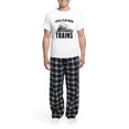 thumbnail image 5 of CafePress - I Still Play With Trains Men's Light Pajamas - Men's Light Loose Fit Cotton Pajama Set, 5 of 7