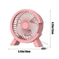 thumbnail image 2 of TACILIP Office Desktop Small Fan Ultras Quiet Renewals Desktop Large Airflow Plug In Fan Camping Fan, Gifts for Her, 2 of 6
