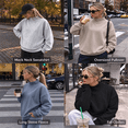 thumbnail image 5 of Yotami Sweatshirts for Women Oversized Mock Neck Long Sleeve Fleece Pullover Tops Fall Trendy Casual Soft Sweatshirt, 5 of 5