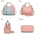 thumbnail image 4 of Women's Multi-Color Splicing One-Shoulder Crossbody Bag Color Block Cross Body Purses Cute Designer Handbags Sets, 4 of 6