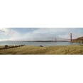 thumbnail image 2 of Blaustein, Alan 18x9 White Modern Wood Framed Museum Art Print Titled - Golden Gate Bridge Pano - 104, 2 of 4