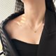 thumbnail image 4 of Collar con colgante de corazón para mujer, mini collar con dije de corazón, cadena fina para clavícula, regalo para su esposa y novia., 4 of 8