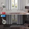 thumbnail image 6 of XUEYU 100% Blackout Curtains for Bedroom, Light Blocking Thermal Insulated Curtains with Noise Reduction, 42x63 Inch Room Darkening Window Drapes, Set of 2 Panels, White, 6 of 7