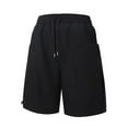 thumbnail image 5 of Bxsruta Men's Extended Sizes Loose Fit Sport Shorts with Drawstring Waist and Pockets for Outdoor Running, Training, and Casual Daily Wear, All Season Soft Polyester Fabric, 5 of 6