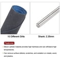 thumbnail image 4 of Uxcell Abrasive Sandpaper Rolls Kit 180-2000 Grit 2.35mm Shank Sanding Drums Sleeves for Woodworking Polishing 10 Pack, 4 of 5