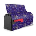 thumbnail image 3 of Yiaed blue purple Snowflake Print Mailbox Covers, Magnetic Mailbox Cover, Mail Box Covers for Garden Outdoor Decor Box Covers-21x18 in, 3 of 8