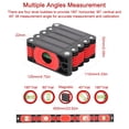 thumbnail image 4 of Amdohai 600mm Foldable Level Ruler 45° 90° 180° Multi-Angle Level Measuring Tool Corners Stairs Scriber 4, 4 of 8