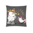 thumbnail image 2 of MKHERT Panic Chicken Throw Pillowcase Pillow Cover Cushion Couver 18x18 inch, 2 of 3