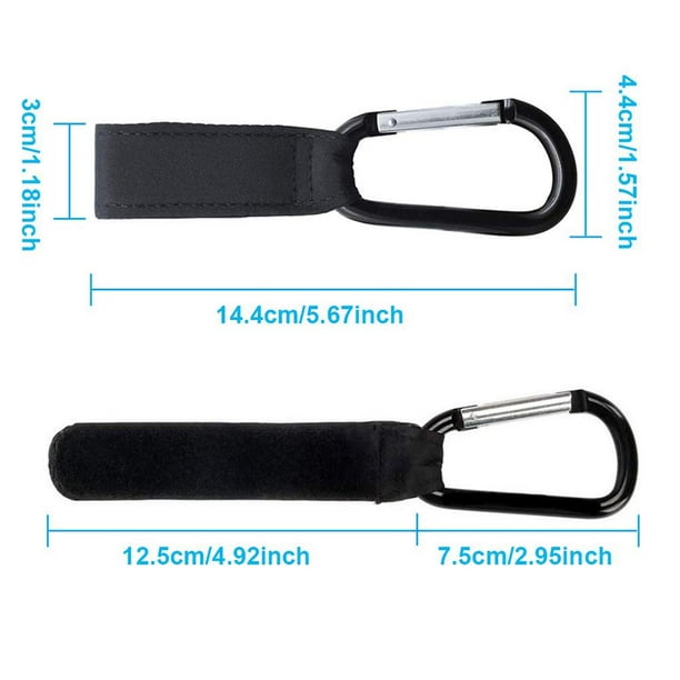 Clips Para Cochecito De Bebé, Ganchos Para Colgar Tus Compras Y Bolsas De Forma Segura En Tu Cochecito, Cochecito O Cochecito. Ajuste Universal En Cochecitos Y Perros. seitruly BA000595-00