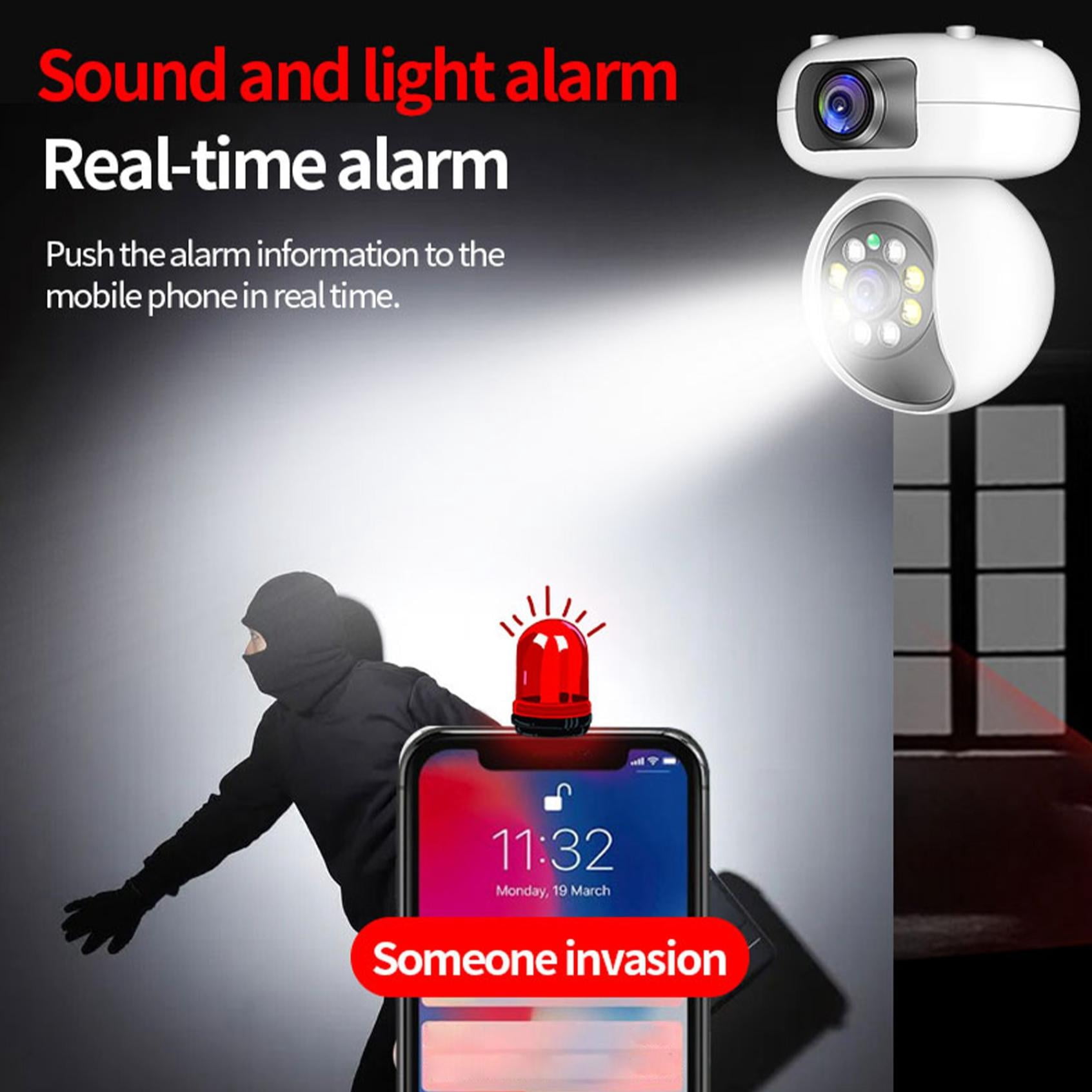 AZXY Security Cameras Wireless Wifi,Indoor Security Cameras,1080p Hd Home Smart Camera,Surveillance Camera for Pet