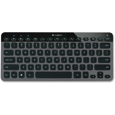 Logitech K810 Bluetooth Illuminated Keyboard, Black