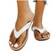 thumbnail image 4 of Amzcrzy Zapatos de mujer,Zapatos de mujer,Zapatillas de mujer, Sandalias para mujer, color liso, para verano, playa, chanclas, zapatillas, zapatos casuales Sandalias Mujer Zapatillas De Casa, 4 of 5