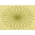 thumbnail image 1 of Ahgly Company Machine Washable Indoor Rectangle Transitional Sun Yellow Area Rugs, 2' x 3', 1 of 7