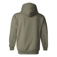 thumbnail image 2 of Gildan Chandail à Capuchon en Molleton Épais pour Hommes, 5TG, Vert Militaire, 2 of 2