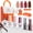 Juice Jelly, variant on Modelones Gel Nail Polish Kit with UV Light,4 Colors Fall Winter Gel Nail Set with Base Coat & Top Coat,Mini LED Nail Lamp,Nail Art Stickers,Burgundy Gold Nude Gel Manicure Kit for Home DIY Beginners