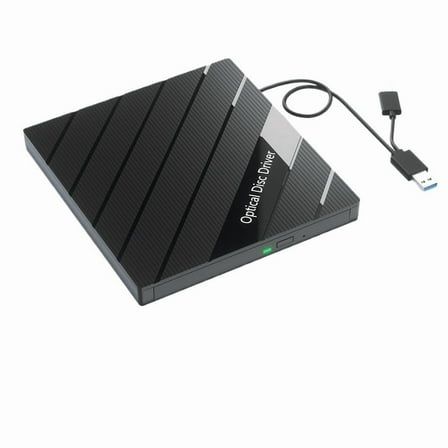 Portable External Bluray Drive with Bag USB 3.0 Type-C BD DVD CD-RW Burner Writer Reader ,Broad System Compatibility