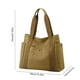 thumbnail image 3 of Bolso de lona para mujer | Bolso grande de viaje y escolar de 55 x 39 cm | Amplio bolso para portátil y libros | Bolso de hombro resistente en negro, marrón, gris y más, 3 of 6
